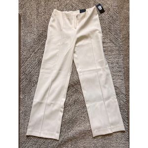 NWT! Alfani wide leg pants aside 6P White